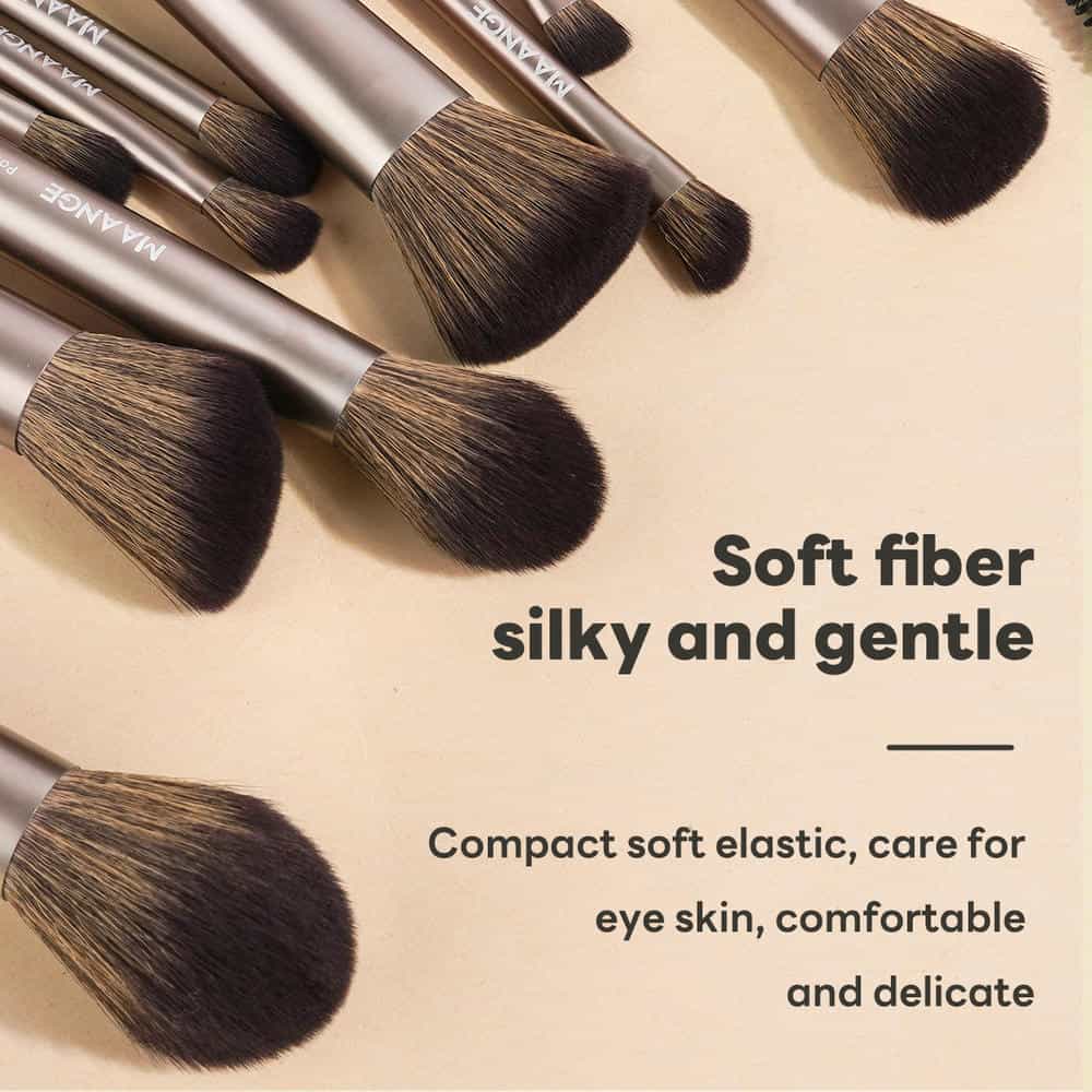 MAANGE Wholesale 13pcs Makeup Brushes 1PCS Powder Puff Foundation Blush Contouring Eyeshadow FacialProfessional Makeup Brush Set - 图片 6