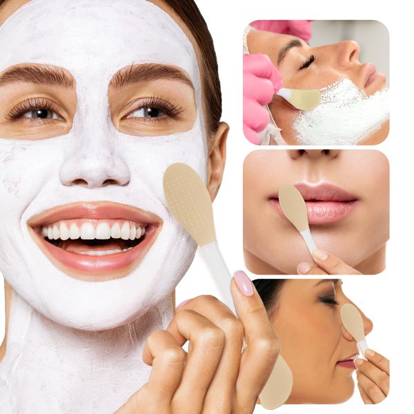 MAANGE Wholesale 3pcs Makeup Brush Face Beauty Tools 2PCS Powder Puff Silicone Facial Mask Brush Professional Makeup Brush Set