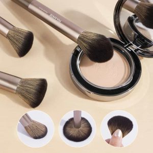MAANGE Wholesale 13pcs Makeup Brushes 1PCS Powder Puff Foundation Blush Contouring Eyeshadow FacialProfessional Makeup Brush Set - 图片 7