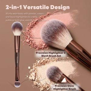 MAANGE Professional Makeup Brush Set 14PCS Makeup Brush Set Foundation Concealer Eyeshadow Loose Powder Blush Makeup Brush Set - 图片 4