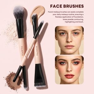 MAANGE Professional 14PCS Makeup Brush Set Foundation Concealer Eyeshadow Loose Powder Blush Professional Makeup Brush Set - 图片 4