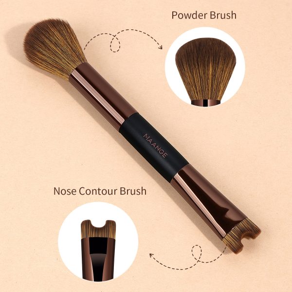 MAANGE 21PCS Professional Makeup Brushes Set Wholesale Customized Logo Eyeshadow Foundation Blush Facial Makeup Brush Set