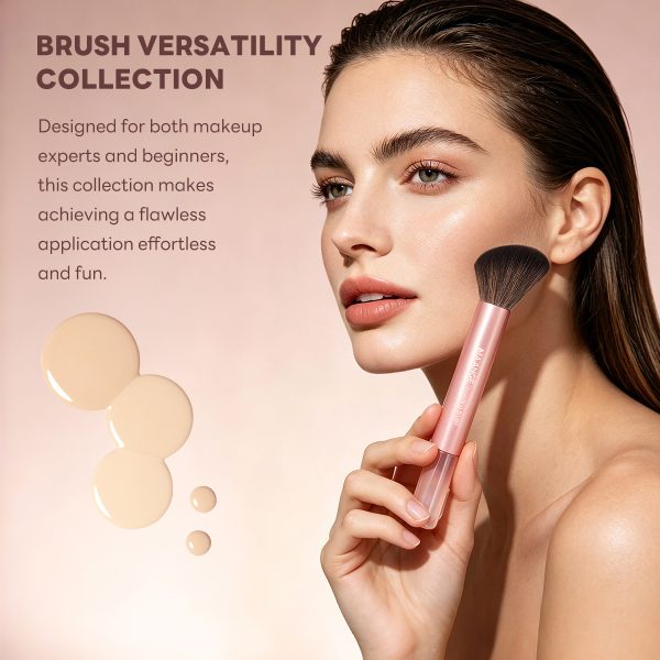 MAANGE Wholesale 13pcs Makeup Brushes 1PCS Powder Puff Foundation Blush Contouring Eyeshadow FacialProfessional Makeup Brush Kit