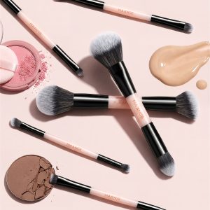 MAANGE Custom OEM&ODM 17pcs Cosmetic Brush Set Foundation Loose Powder Contour Concealer Eyeshadow Professional Makeup Brush Set - 图片 2