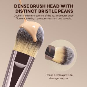 MAANGE Custom Logo OEM&ODM Private Label Foundation Brush  Liquid Wholesale Professional Makeup Brushes - 图片 3