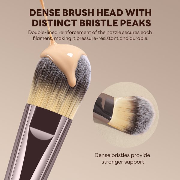 MAANGE Custom Logo OEM&ODM Private Label Foundation Brush Liquid Wholesale Professional Makeup Brushes