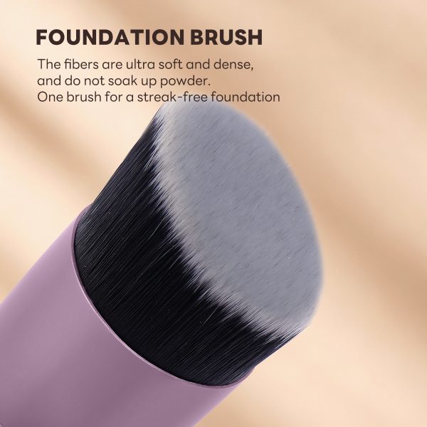 MAANGE  Wholesale 2pcs Makeup Brush Foundation Loose Powder Blush Professional Makeup Brush Set