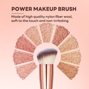 MAANGE Professional 5PCS Makeup Brush Set Foundation Loose Powder Blush Makeup Brushes Facial Makeup Brush Set - 图片 3