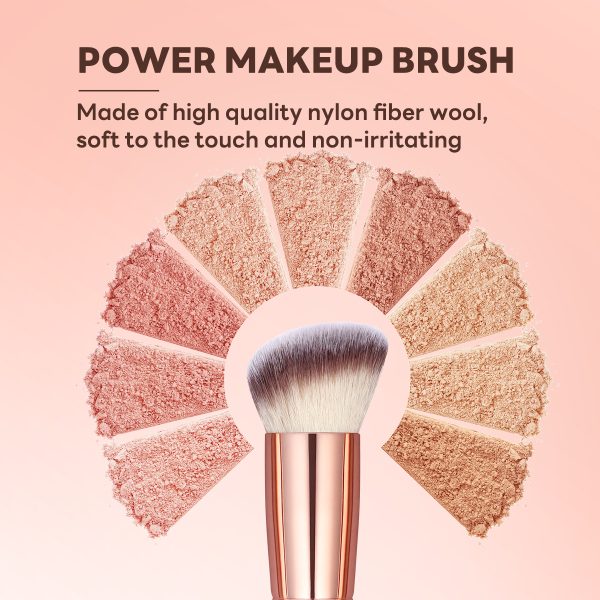 MAANGE Professional 5PCS Makeup Brush Set Foundation Loose Powder Blush Makeup Brushes Facial Makeup Brush Set