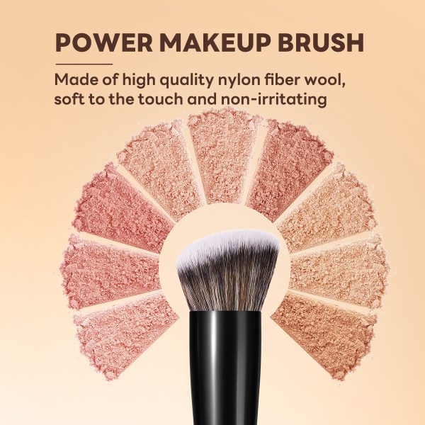 MAANGE Wholesale 5PCS Makeup Brush Set Foundation Loose Powder Blush Makeup Brushes Facial Makeup Brush Kit
