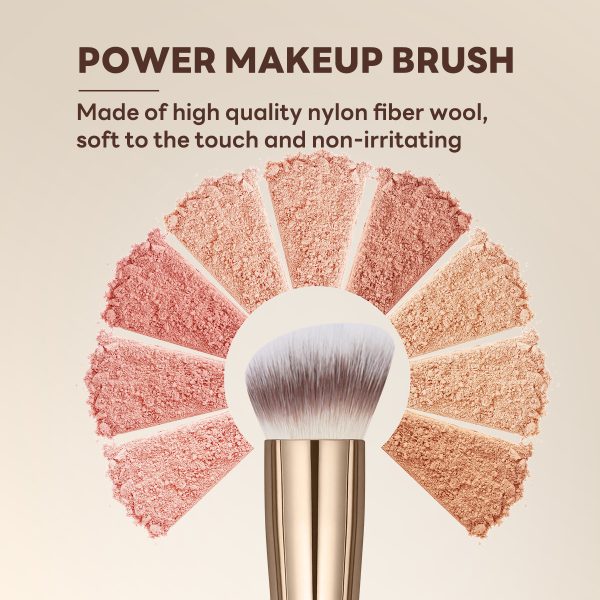 MAANGE Professional 5PCS Makeup Brush Set Foundation Loose Powder Blush Makeup Brushes Facial Makeup Brush Kit