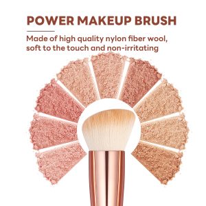 MAANGE  3pcs Makeup Brush 2PCS Powder Puff Silicone Facial Mask Brush Foundation Loose powder Professional Makeup Brush Set - 图片 3