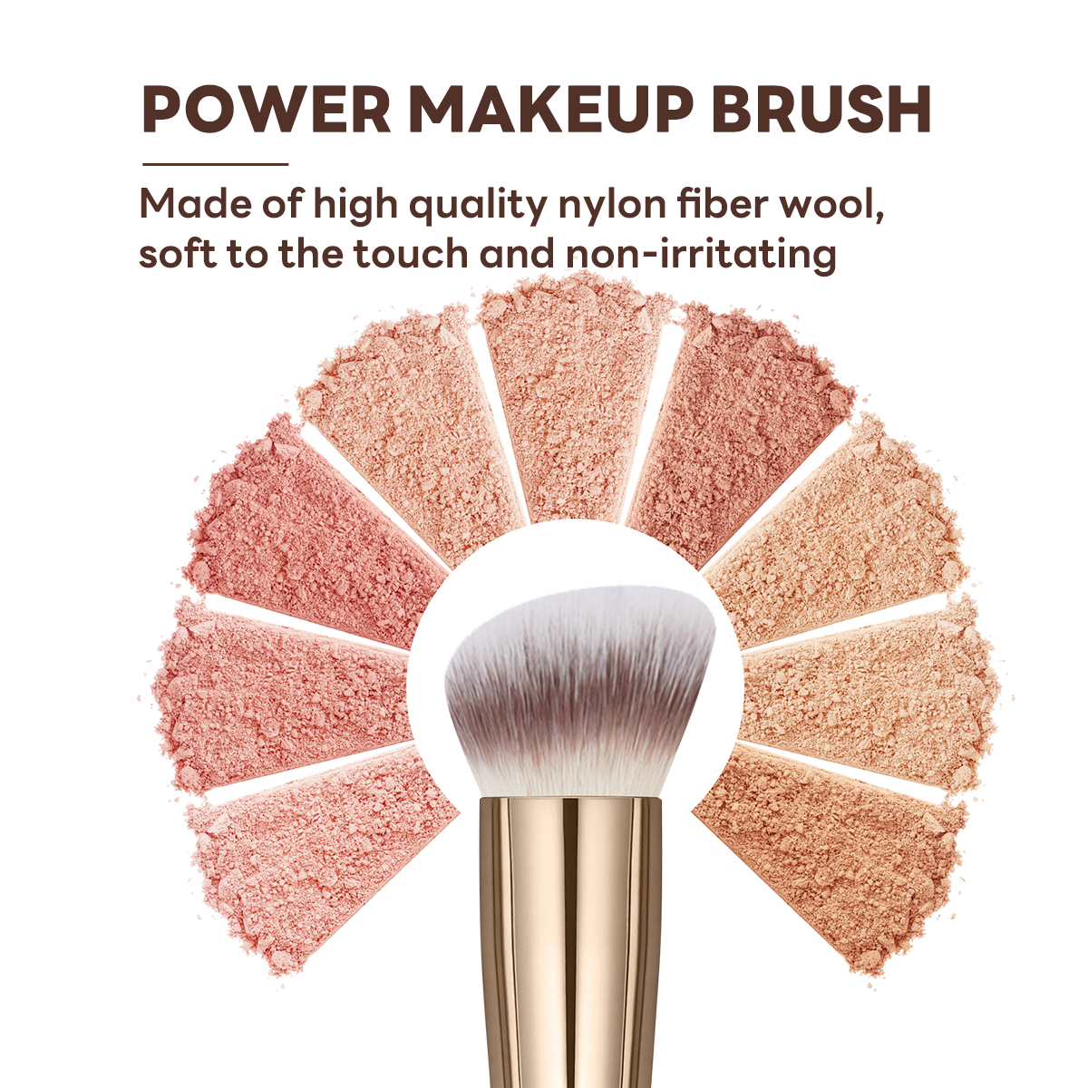 MAANGE Custom Logo 3pcs Makeup Brush Face Beauty Tools Silicone Facial Mask Brush 2PCS Powder Puff Professional Makeup Brush Set - 图片 3