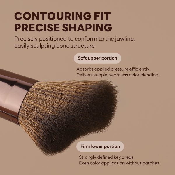 MAANGE Wholesale Custom OEM&ODM Single Brush Foundation Contour  Blush Loose Powder Brush 1PCS Professional Makeup Brush