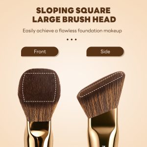MAANGE Wholesale Private Label Professional Single Makeup Brush  Liquid Foundation Loose Powder Blush Professional Makeup Brush - 图片 4