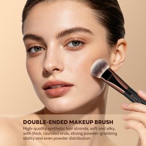 MAANGE Custom Logo OEM&ODM Makeup Brush Double Ended Single Makeup Loose Powder Foundation  Professional Makeup Brushes - 图片 4