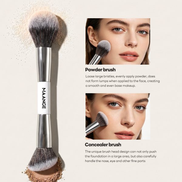 MAANGE Wholesale Custom logo OEM&ODM 12PCS Double-ended Makeup Brushes Set Facial Professional Makeup Brushes Set