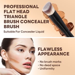MAANGE Professional 5PCS Makeup Brush Set Foundation Loose Powder Blush Contour Makeup Brushes Facial Makeup Brush Kit - 图片 4