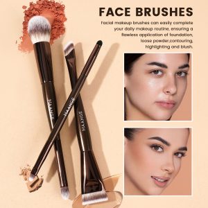 MAANGE Professional Makeup Brush Set 14PCS Makeup Brush Set Foundation Concealer Eyeshadow Loose Powder Blush Makeup Brush Set - 图片 6