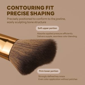 MAANGE Wholesale Professional Makeup Brush Custom  Private Label Single Brush Foundation Contour  Blush Loose Powder Brush - 图片 4