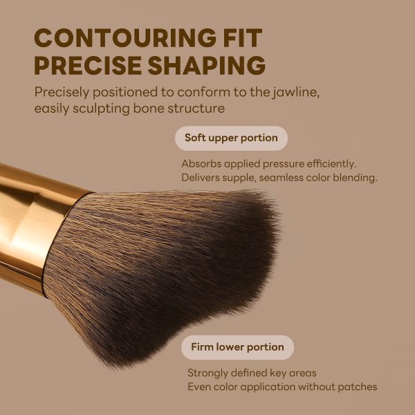 MAANGE Wholesale Professional Makeup Brush Custom Private Label Single Brush Foundation Contour Blush Loose Powder Brush