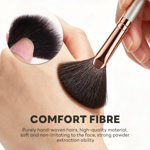 MAANGE Professionasl Custom OEM&ODM 3pcs Makeup Brush Contour Eyeshadow Highlighter Facial Professional Makeup Brush Set - 图片 4