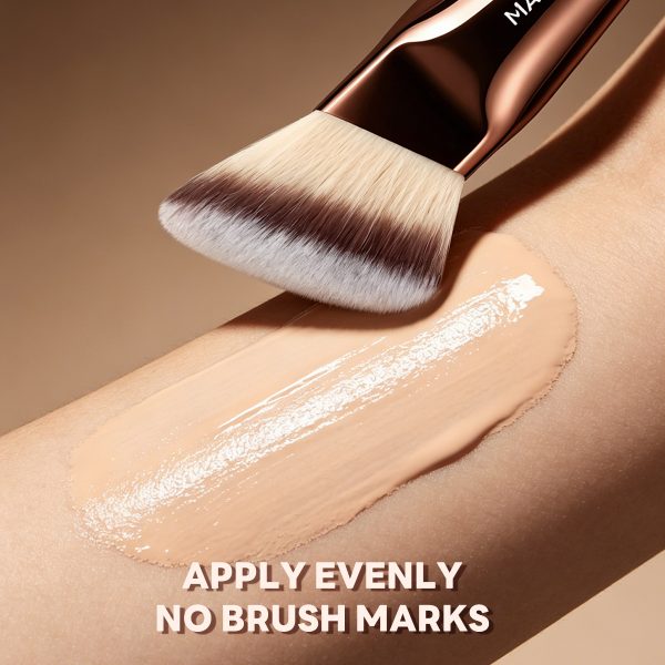 MAANGE Wholesale Private Label Professional Single Makeup Brush Foundation Loose Powder Blush Professional Makeup Brush