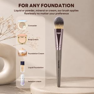 MAANGE Custom Logo OEM&ODM Private Label Foundation Brush  Liquid Wholesale Professional Makeup Brushes - 图片 5