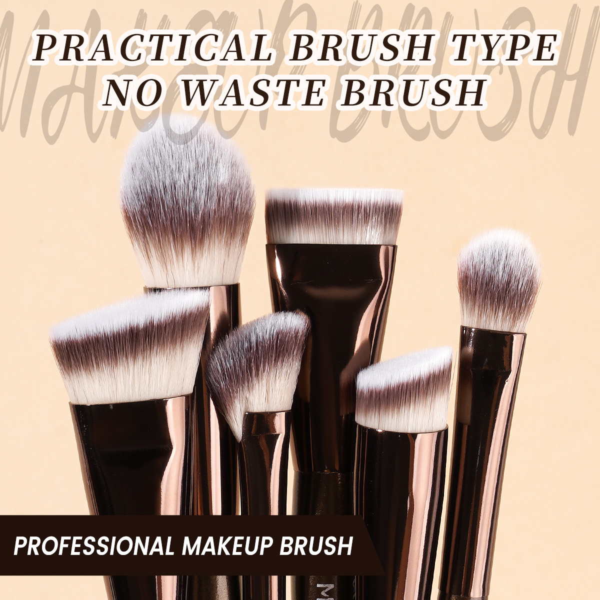 MAANGE Professional Makeup Brush Set 14PCS Makeup Brush Set Foundation Concealer Eyeshadow Loose Powder Blush Makeup Brush Set - 图片 7