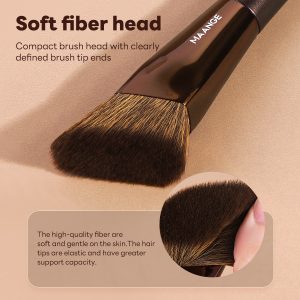 MAANGE Wholesale Private Label Single Makeup Brush  Foundation Loose Powder Blush Professional Foundation Makeup Brush - 图片 6
