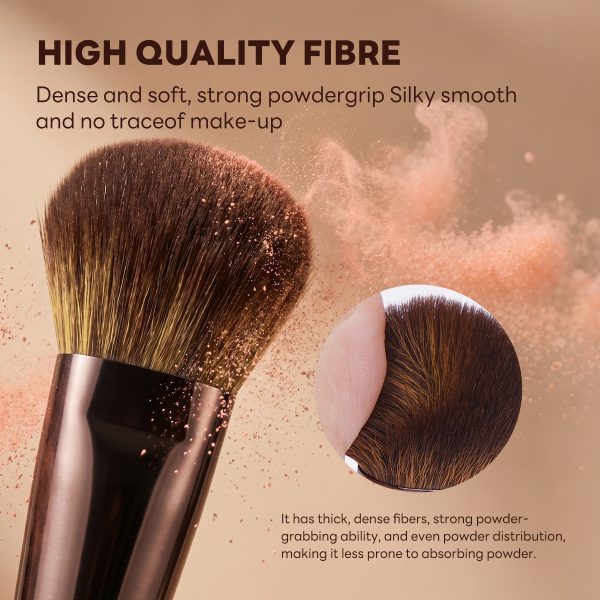Custom Logo OEM&ODM Professional Makeup Brush Double Ended High Quality Single Makeup Loose Powder Foundation Makeup Brushes