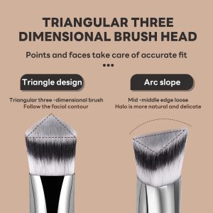MAANGE Wholesale 5PCS Makeup Brush Set Foundation Loose Powder Blush Makeup Brushes Facial Makeup Brush Set - 图片 6
