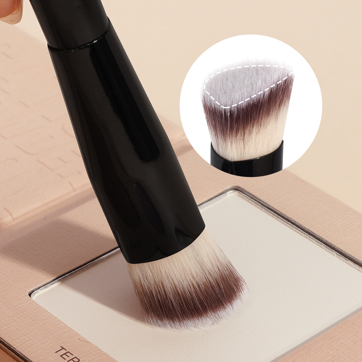 MAANGE Professional 5PCS Makeup Brush Set Foundation Loose Powder Blush Contour Makeup Brushes Facial Makeup Brush Kit - 图片 6
