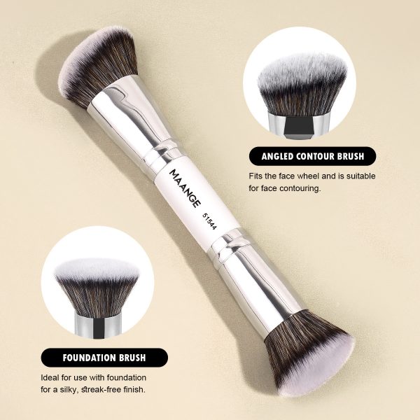 MAANGE Wholesale Custom logo OEM&ODM 12PCS Double-ended Makeup Brushes Set Facial Professional Makeup Brushes Set
