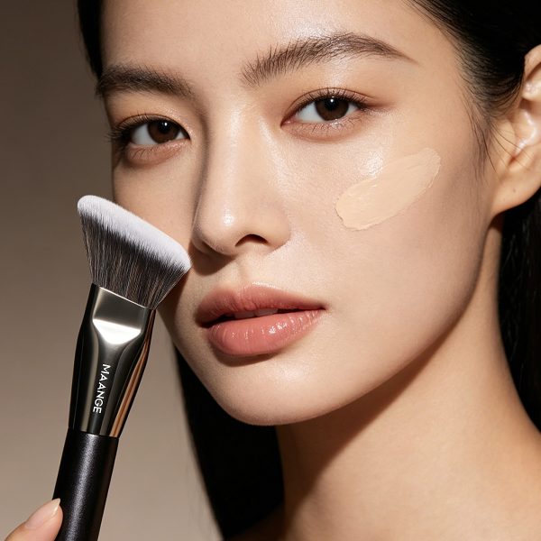 MAANGE Wholesale Custom Private Label Professional Single Makeup Brush Foundation Loose Powder Blush Professional Makeup Brush