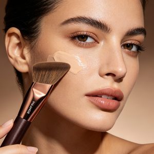 MAANGE Wholesale Private Label Single Makeup Brush  Foundation Loose Powder Blush Professional Foundation Makeup Brush - 图片 7