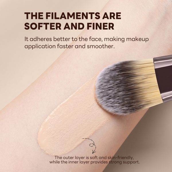 MAANGE Custom Logo OEM&ODM Private Label Foundation Brush Liquid Wholesale Professional Makeup Brushes