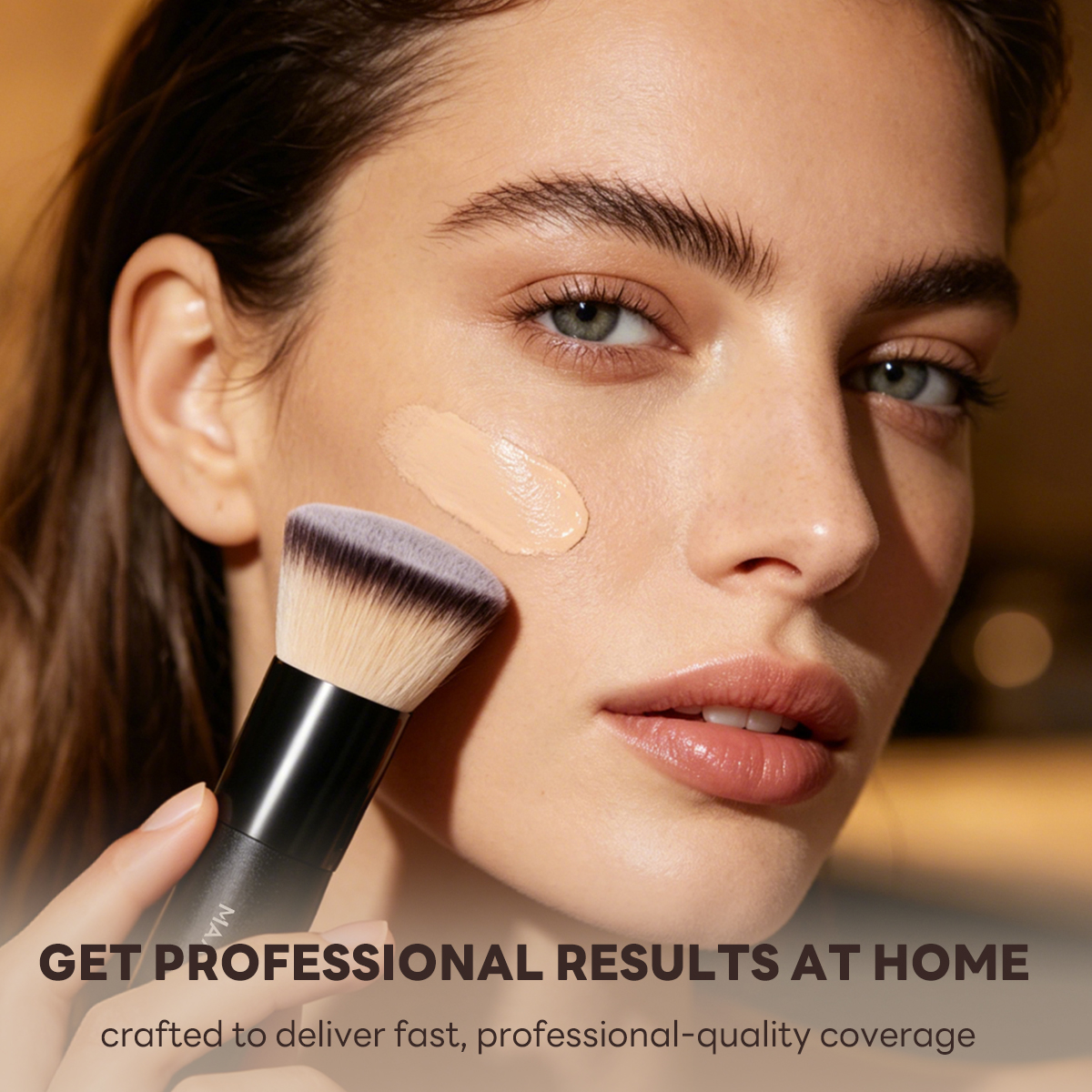 MAANGE  Wholesale 2pcs Makeup Brush Foundation Loose Powder Blush Professional Makeup Brush Set - 图片 7