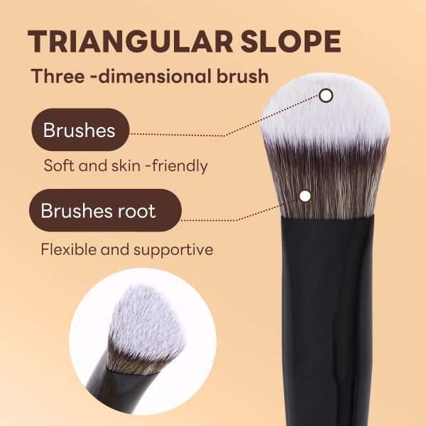 MAANGE Wholesale 5PCS Makeup Brush Set Foundation Loose Powder Blush Makeup Brushes Facial Makeup Brush Kit