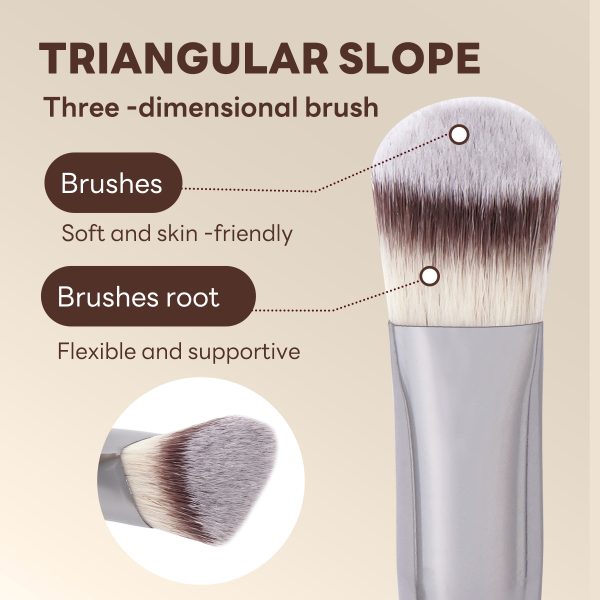 MAANGE Professional 5PCS Makeup Brush Set Foundation Loose Powder Blush Makeup Brushes Facial Makeup Brush Kit