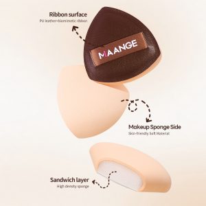 MAANGE Wholesale 3pcs Makeup Brush Beauty Tools 3PCS Powder Puff Foundation Blush Loose Powder Professional Makeup Brush Set - 图片 6