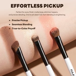 MAANGE Wholesale Custom Logo 17pcs Cosmetic Brush Set Foundation Loose Powder Contour Concealer Eyeshadow Makeup Brush Set - 图片 7