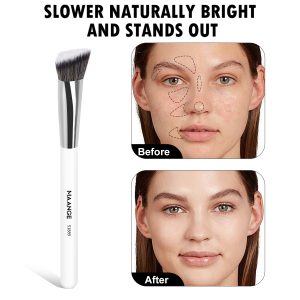 MAANGE Wholesale Custom logo OEM&ODM 12PCS Double-ended Makeup Brushes Set Facial Professional Makeup Brushes Set - 图片 5