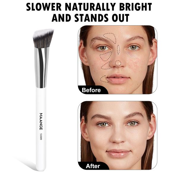 MAANGE Wholesale Custom logo OEM&ODM 12PCS Double-ended Makeup Brushes Set Facial Professional Makeup Brushes Set