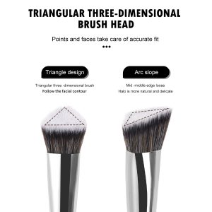 MAANGE Wholesale Custom logo OEM&ODM 12PCS Double-ended Makeup Brushes Set Facial Professional Makeup Brushes Set - 图片 6