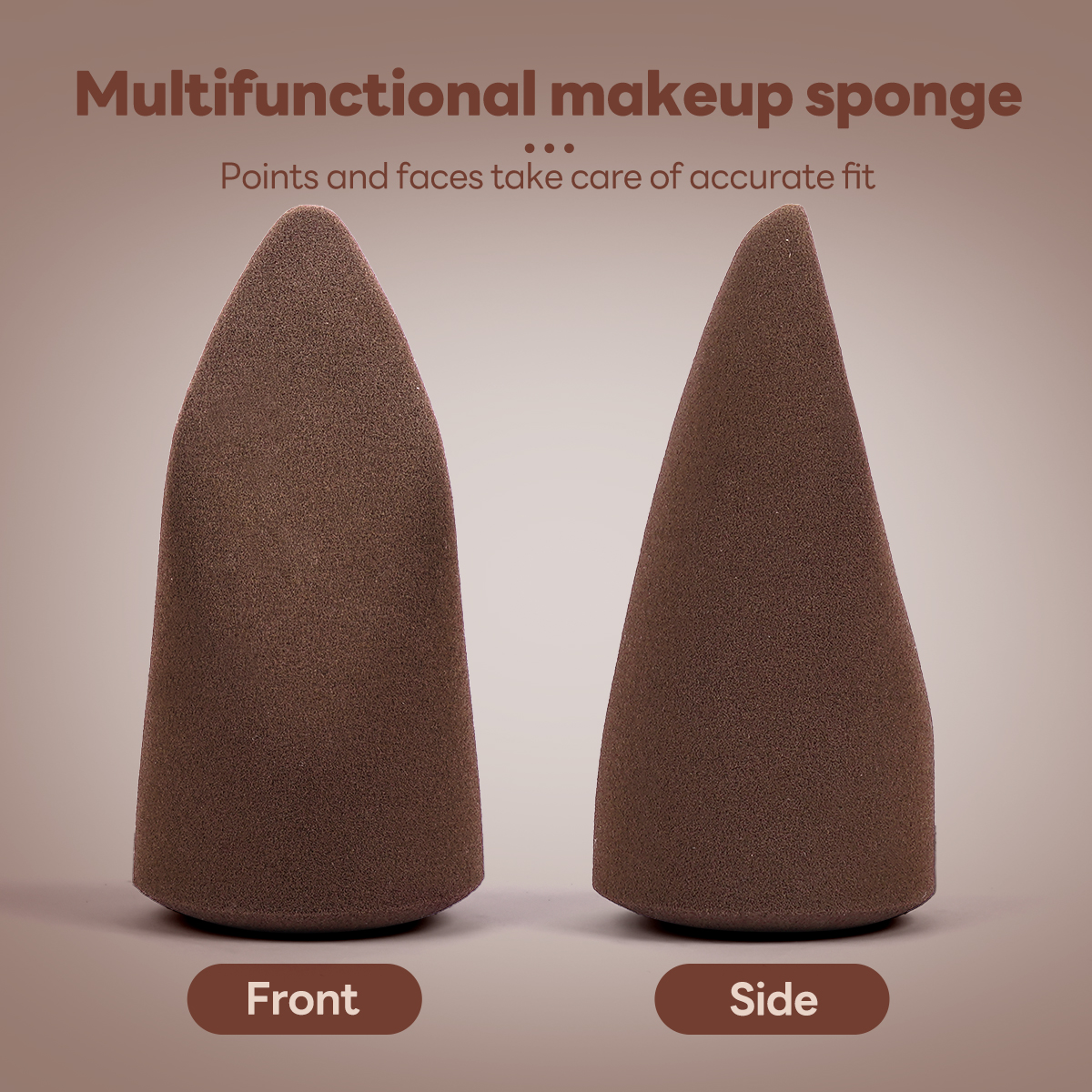 MAANGE Custom Logo OEM&ODM Professional Single Makeup Brush 1pcs Powder Puff Foundation Contour Facial Professional Makeup Brush - 图片 3