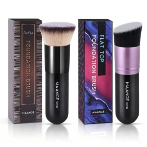 MAANGE Wholesale 2pcs Makeup Brush Foundation Loose Powder Blush Professional Makeup Brush Set