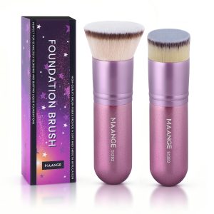 MAANGE Wholesale 2pcs Makeup Brush Foundation Loose Powder Blush Contour Professional Makeup Brushes Set