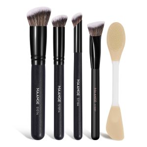 MAANGE Wholesale 5PCS Makeup Brush Set Foundation Loose Powder Blush Makeup Brushes Facial Makeup Brush Kit