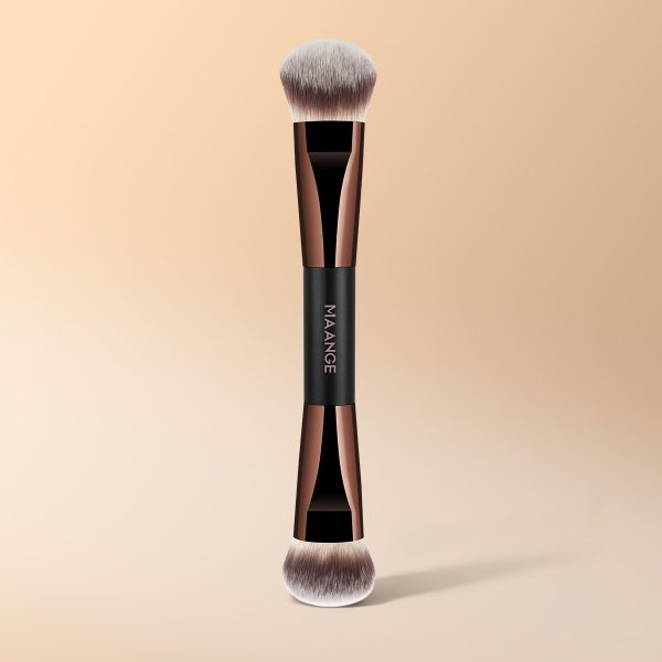 MAANGE Custom Logo OEM&ODM Makeup Brush Double Ended Single Makeup Loose Powder Foundation Professional Makeup Brushes